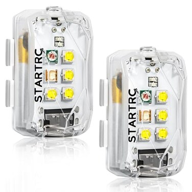 STARTRC Drone Strobe Light Rechargable Flash Led Lamplight for FAA DroneNight Flying Fits for DJI Neo 2Mini 5 Pro 4 Pro34k Avata 2Air 3S and All RC Drones Accessory2pc