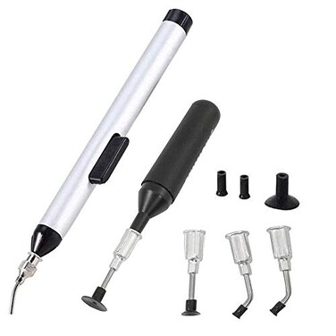 Jiayouy 2Piece IC Pick up Vacuum Sucking Pen Set for precision component placement with Interchangeable Tips and Cups