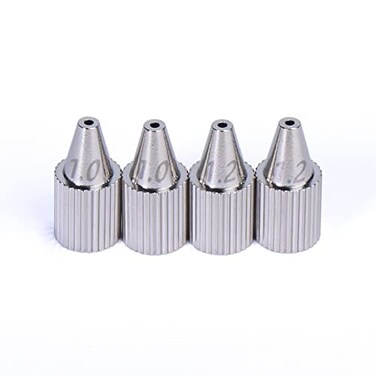 YIHUA 4 Pcs Desoldering nozzles set 2 pcs 10mm 2pcs 12mm for 929DV desoldering iron only