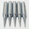 Diliks 900MTI Soldering Iron Tips 5pcs Set Conical tip For Hakko 900M Series Tip Replace Hakko 900M 907ESD 933 936 replaceable tips R02mm x 170mm