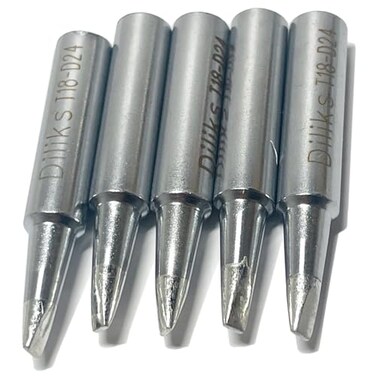 Diliks T18C3 Soldering Iron Tips 5pcs Set Bevel tip Medium