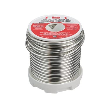 Oatey SafeFlo 29025 Wire Solder 1 Lb Bulk Solid Silver Gray