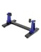 QWORK Adjustable PCB Holder Frame 360 Rotating Metal Stand for Soldering Repair Inspection