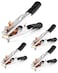 QWORK Copper Welding Ground Clamp 4 Pack Electroplated Earth Clip for Manual Welder