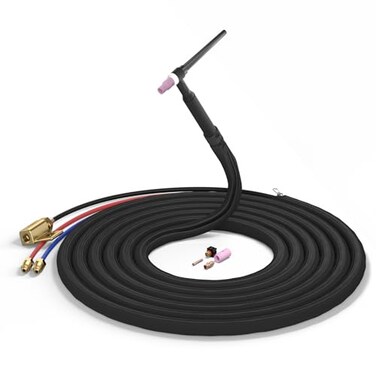 YESWELDER TIG Welding Torch WP20F Flexible Head WaterCooled 250Amp Welding Torch 25ft Cable