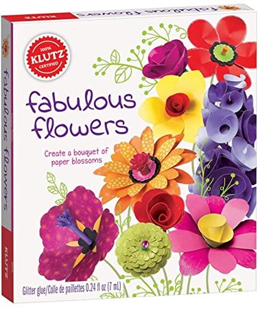 Klutz Fabulous Flowers Craft Kit Browna