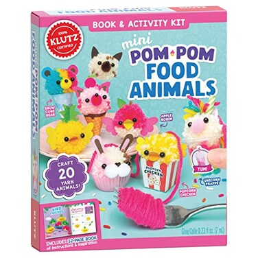 Klutz Mini PomPom Food Animals