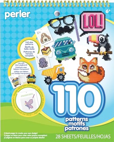 Perler Beads Pattern Pad and Idea Book 28 pgs