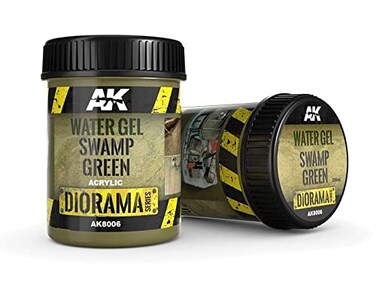AK Interactive AKInteractive Water Gel Swamp Green Effects 250ml Acrylic
