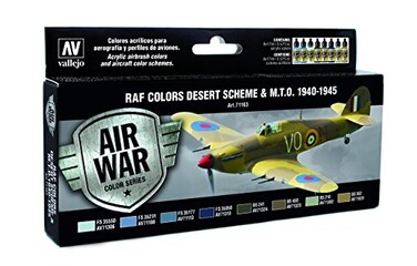 Vallejo RAF Desert Set Model Air Paint 17ml