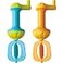 HABA Kids Bubble Bath Whisk 2 Pack Bath Toys for Sensory Play Motor Skill Development Water Play and Bath Time Fun