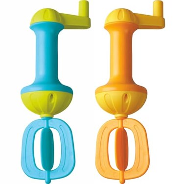 HABA Kids Bubble Bath Whisk 2 Pack Bath Toys for Sensory Play Motor Skill Development Water Play and Bath Time Fun