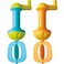 HABA Kids Bubble Bath Whisk 2 Pack Bath Toys for Sensory Play Motor Skill Development Water Play and Bath Time Fun