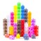 Odoorgames Translucent Linking Cubes Engaging Math Toy Light Table Manipulatives Math Blocks for Early Learning and Creative Play