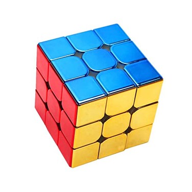 cuberspeed Cuberspeed Cyclone Boys Metallic 3x3 Speed Cube Shiny Cube Mirror Reflective stickerles Puzzle