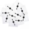 Gejoy 10 Pack Transparent Spinners Bulk for Classroom Clear Spinners Dry Erase Math Game with Rotating Arrow Black