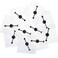 Gejoy 10 Pack Transparent Spinners Bulk for Classroom Clear Spinners Dry Erase Math Game with Rotating Arrow Black