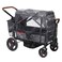 Radio Flyer Voya Stroller Wagon Rain Cover with Storage Bag Black Waterproof Stroller Cover for 2Seater Wagon FastDrying Design Zippered Side Panel for Easy Access