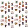 Fun Express 72 Halloween Glitter Tattoos