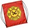 Aeromax Firefighter Drawstring Backpack Red