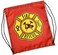 Aeromax Firefighter Drawstring Backpack Red