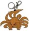 Great Eastern Entertainment Naruto Nine Tails Fox PVC Keychain Orange