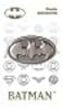 DC Comics Batman Logo Deluxe Pewter Lapel Pin