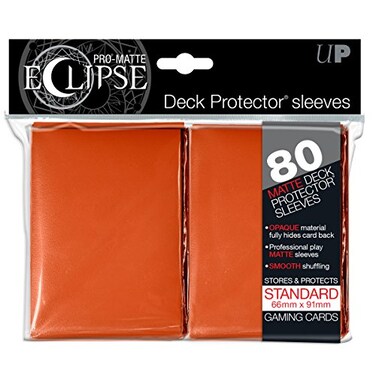 Ultra Pro ProMatte Eclipse Standard Orange 80 Sleeves 85113