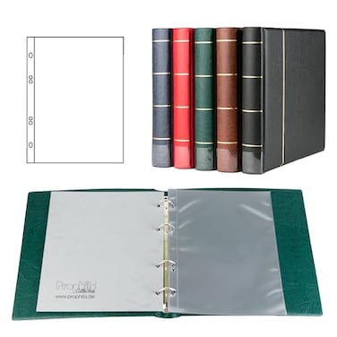 Prophila Collection Prophila First Day Sheets Album with 20 Pockets for First Day Sheets