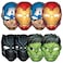 Amscan Marvel Avengers Powers Unite Paper Masks 73 x 98 8 Count Ideal for Themed Celebrations Cosplay Fun