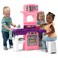 Simplay3 Cooking Kids Dinein Kitchen Set with 2Seat Table and 32 pc Kids Kitchen Set