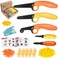 ZLemma Cardboard Construction Kit 401 PCS Kids Building Set with Safe Serrated Cutter Crease Roller Screws Nuts STEM Upcycled Tool for DIY Cardboard Projects Engineering Creativity