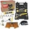 SparkJump Deluxe Kids Tool Set Real Tools with Tool Belt Tool Box Beginner Tool Kit for Boys Girls Ages 6 Up Brown Ultimate Tool Set