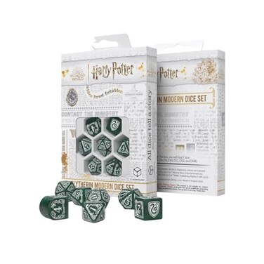 Q Workshop Harry Potter Slytherin Modern Dice Green