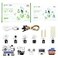 EF ELECFREAKS ELECFREAKS microbit Smart Science IoT Kit Octopus Series Sensor microbit Sensor Starter Kit Data to The Cloud Internet with RTC Timing and WiFi Module Environment Experiment KitWithout m