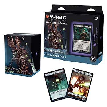 Magic: The Magic The Gathering Universes Beyond Warhammer 40000 Commander Deck Necron Dynasties