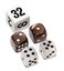 Bello Games Deluxe Marbleized Dice Sets 12