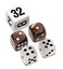 Bello Games Deluxe Marbleized Dice Sets 12