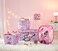 Idea Nuova Disney Minnie Mouse 4 Piece Storage Solution Set with Pop Up Hamper Collapsible Storage Trunk and 2 Nestable Storage Bins
