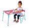MINNIE Jakks Pacific Minnie Jr Activity Table Set with One Chairs Teal and Red