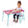 MINNIE Jakks Pacific Minnie Jr Activity Table Set with One Chairs Teal and Red