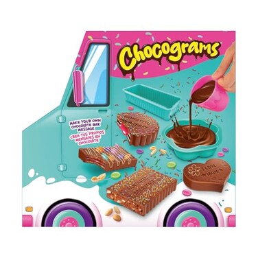 Zap Chef Chocograms Create Customise Your Own Chocolate Bars Fun Chocolate Maker Kit for Kids Includes Moulds Message Boards More