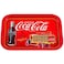 The Tin Box Company Coca Cola Rectangular Tin Tray 77841712 Red