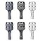 lasuroa 6pcs Drone Joystick Replacement Mini Drone Thumb Sticks Compatible with DJI Mini 3 Pro DJI RC Smart Controller Accessories Silver Black Blue