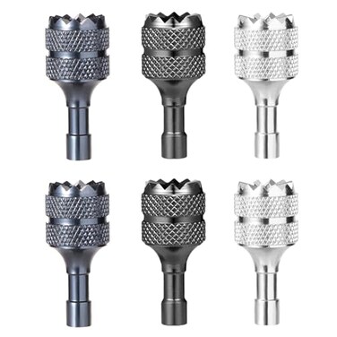 lasuroa 6pcs Drone Joystick Replacement Mini Drone Thumb Sticks Compatible with DJI Mini 3 Pro DJI RC Smart Controller Accessories Silver Black Blue