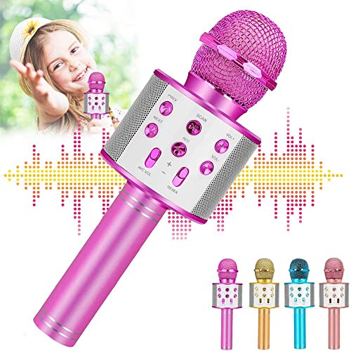 Zzlwan Zzlwan Kids Karaoke Microphone For Girls Ages 38 Fun For Home Party