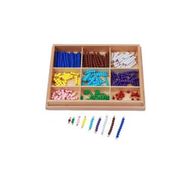 Adena Montessori Counting Beads Checker Board Beads Math Games Teaching Numbers Counting Toys