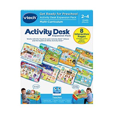 VTech Touch and Learn Activity Desk Deluxe Expansion Pack Get Ready for Preschool