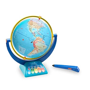 Educational Insights GeoSafari Talking Globe Interactive Globe for Kids Ages 48 Learning Geography for Kids Electronic Learning Education Toys Interactive World Map Featuring Bindi Irwin