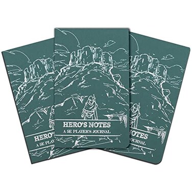 DUNGEON CRAFT Notebook for Dungeons and Dragons TTRPG Player Character Journal Players Journals Green